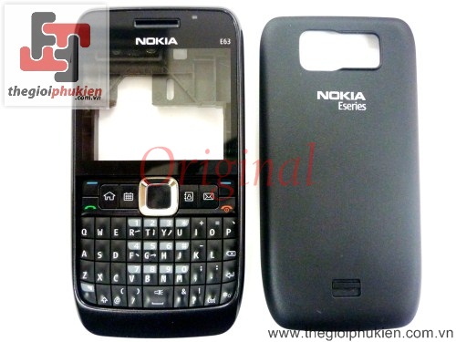 Vỏ Nokia E63 Đen Original ( Full bộ )